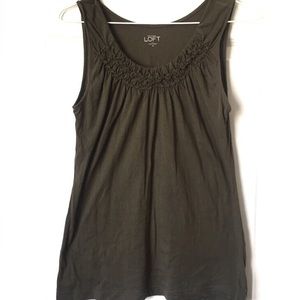 🎄SALE🎄ANN TAYLOR LOFT Olive Green Blouse XS